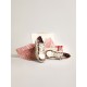 Ball Star Pro sneakers in white nappa leather with knurled ivory rubber inserts