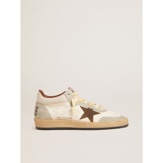 Ball Star LTD in nappa and nylon with suede star and inserts