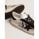 Men's Super-Star in silver leather