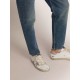 Men's Super-Star with gold sparkle foxing and lettering