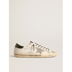 Super-Star LTD with croc-print star and green heel tab