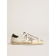 Super-Star LTD with croc-print star and green heel tab
