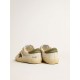 Men's Super-Star LTD in nappa with brown suede star and green heel tab