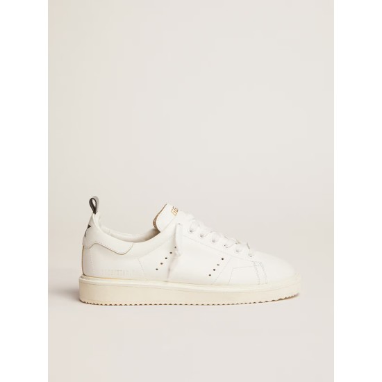 Men's Starter in leather with star on the heel tab