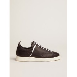 Men's Starter in leather with star printed on the heel tab
