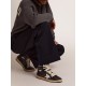 Men's Sky-Star in black nappa with white star