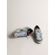 Men's Stardan in distressed mesh and petrol-colored upper