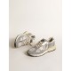 Men’s Dad-Star in suede and mesh with white leather star and heel tab