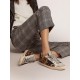 Women's Super-Star in leopard print leather