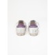 Super-Star with green snake-print suede star and purple heel tab