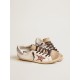 Women's Super-Star LTD with leopard print and Swarovski crystal star