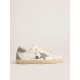 Women’s Super-Star with silver Swarovski crystal star and heel tab