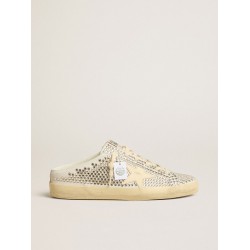 Women's Super-Star Sabots LTD in Swarovski crystals with white leather star