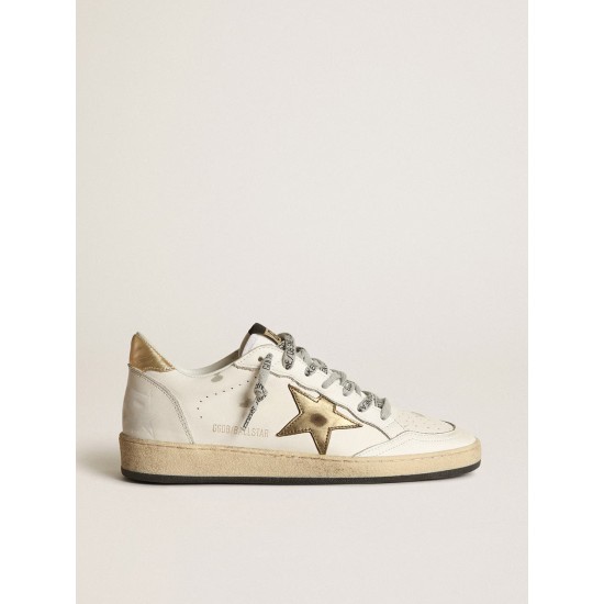 Women's Ball Star with gold star and heel tab