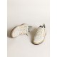 Ball Star LTD in white nappa with a salmon-pink nappa star