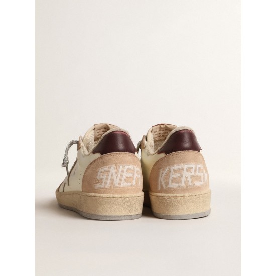 Women's Ball Star LTD with white star and burgundy leather heel tab