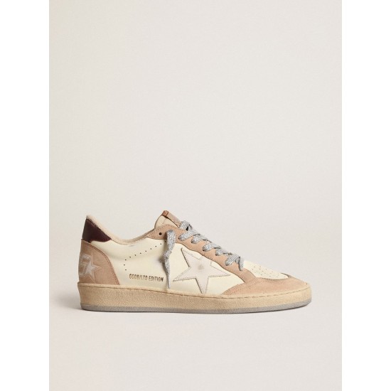 Women's Ball Star LTD with white star and burgundy leather heel tab