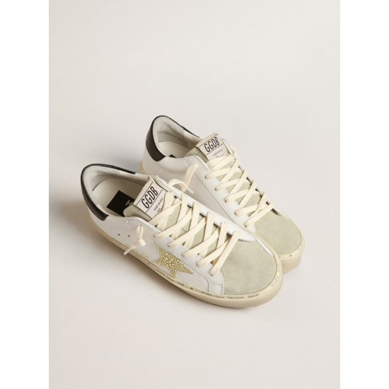 Hi Star with Swarovski crystal star and black heel tab
