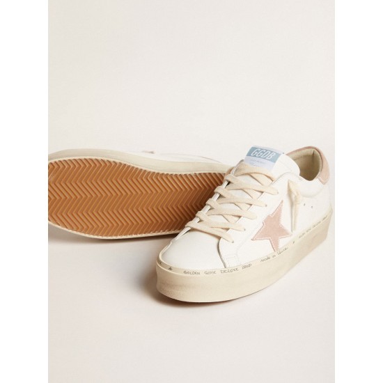Hi Star LTD with old rose suede star and heel tab with pearls