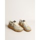 Women’s Running Sole in ice gray with studded suede star