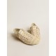 Women’s V-Star in pearl suede with silver metallic leather star