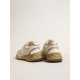 Women’s Dad-Star in beige nappa and nylon with white leather star