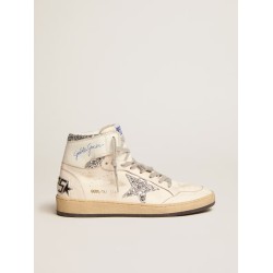Women's Sky-Star with signature on the ankle and silver inserts