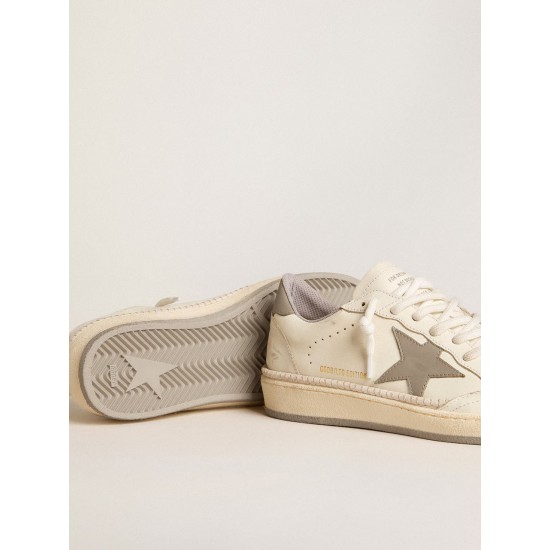 Women’s Ball Star LTD with gray leather star and heel tab and stitching
