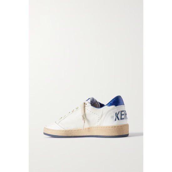 Ball Star distressed leather sneakers