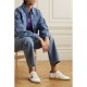 Ball Star distressed leather sneakers