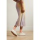 Superstar pearl-embellished distressed leather sneakers
