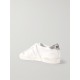 Matchstar distressed glittered leather sneakers